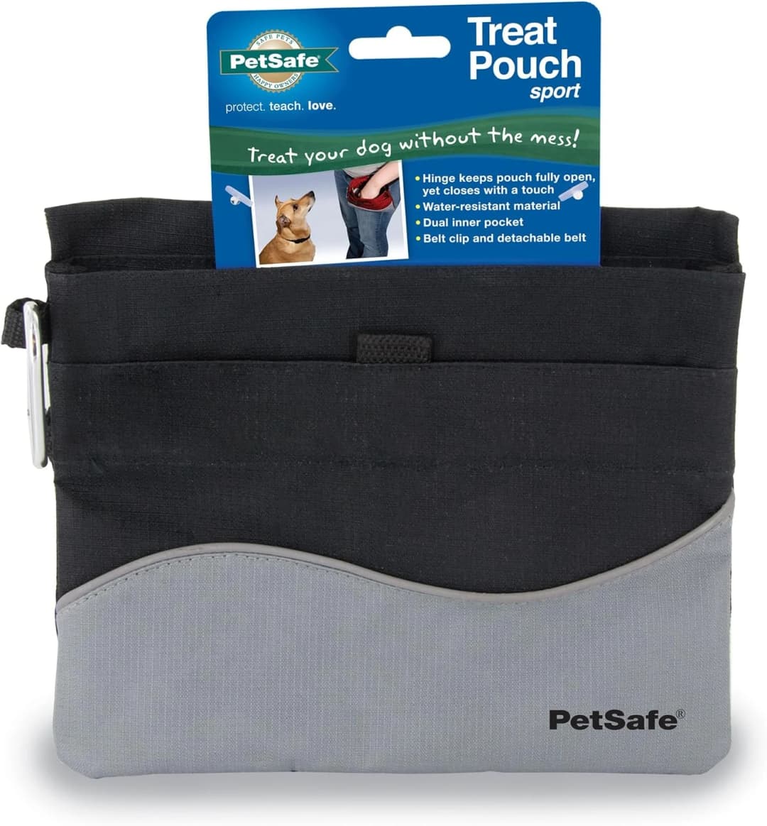 Dog Treat Pouch Sport — Black