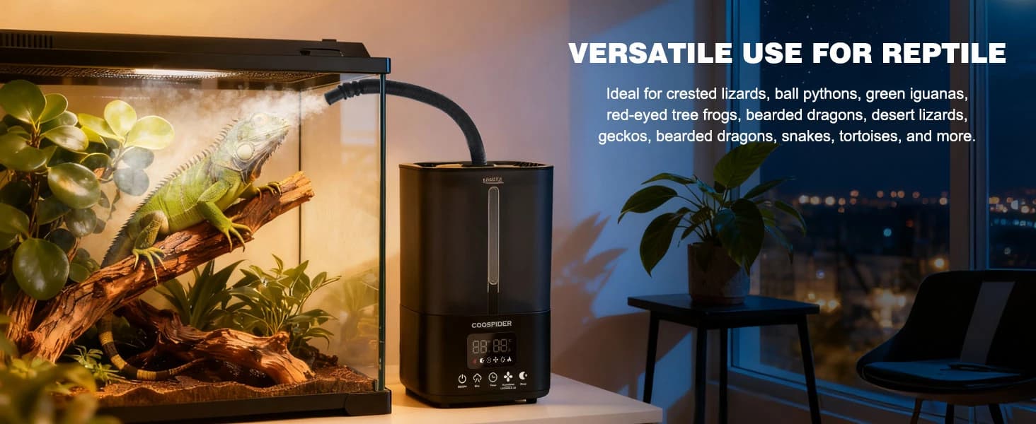 Reptile Fogger Humidifier — Automatic Humidifiers for Reptiles Tank — product details