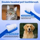 Dog Toothbrush Set of 8 - Dual Headed