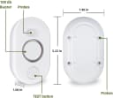 5 Pack Water Leak Detectors for Home — 100dB Water Sensor Alarm for Basement