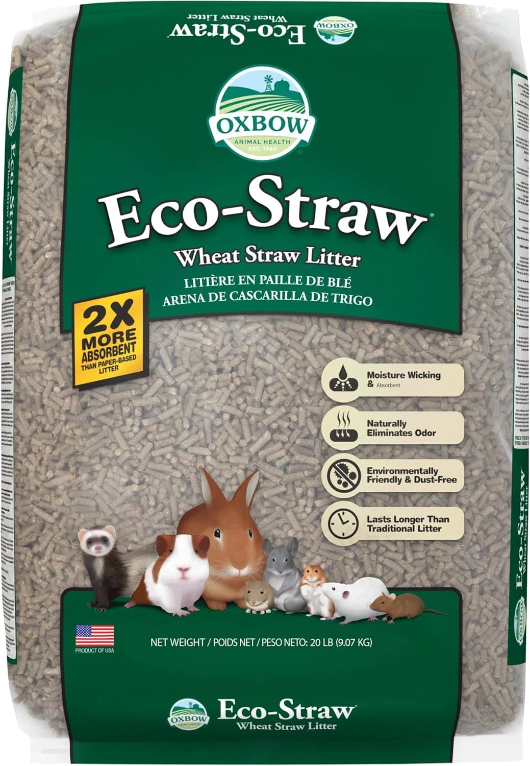 Eco Straw Rabbit Litter Pellets
