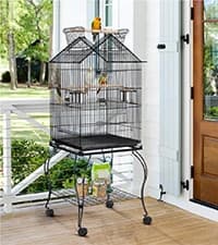 61" Playtop Parrot Bird Cage with Rolling Stand — collection imagery