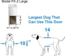 Genuine Power Pet Fully Automatic Pet Door from Brand. Pet Collar Operated