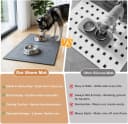 Stone Dog Food Mat — 24" x 16" Large Absorbent Pet Feeding Mat