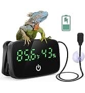 Real-time Display LED Digital Reptile Thermometer and Humidity Gauge — collection imagery