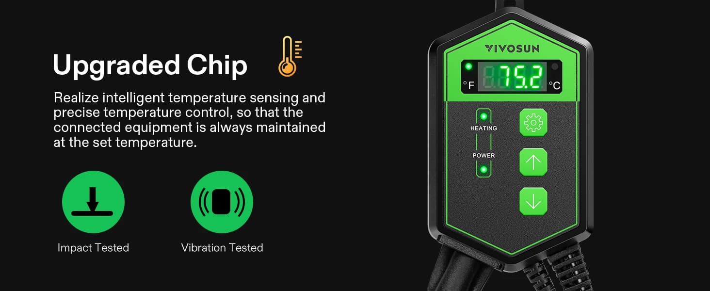 Digital Heat Mat Thermostat Controller — product details