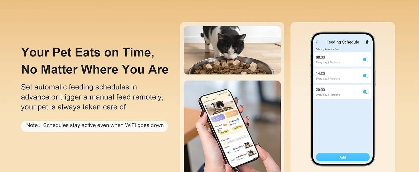 Automatic Cat Feeder with 2K Camera — product details