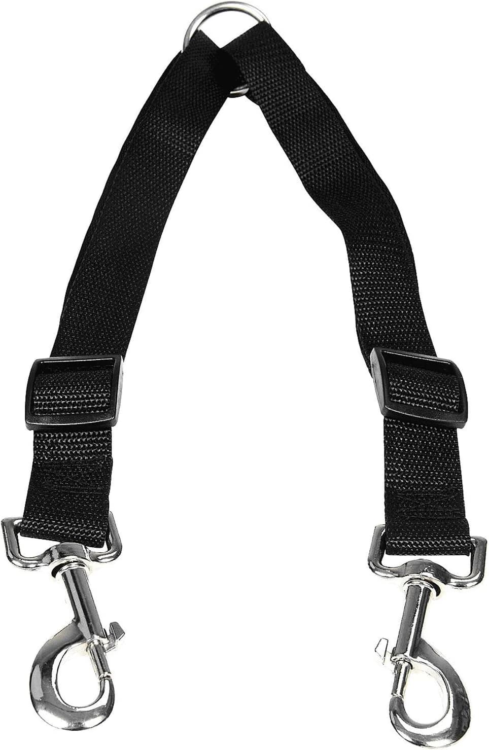 No Tangle Dog Leash Coupler — Dual Double Dog Adjustable Splitter Lead Sturdy Walker Trainer Leash for Two Dogs…
