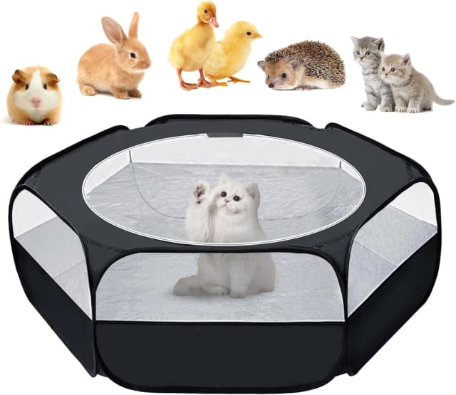 Small Animal Playpen — Waterproof Foldable Pet Playpen