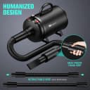 Pet Dryer, 5.2HP/3800W Pet Grooming Dryer with Adjustable Speed and Temperature Control Dog Blow Dryer, Pet