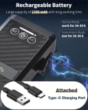 Aquarium Lithium Battery Powered Air Pump USB Rechargeable Oxygen Pump Portable Live Bait Aerator Pump for