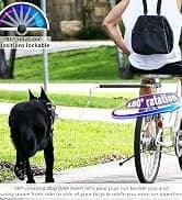 Dog Bike Leash — Shock-Absorbing Bikejoring Leash with Antenna for M/Large Dogs — collection imagery