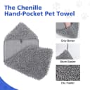 Microfiber Chenille Dog Towel 1 Pack