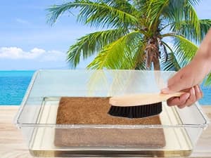 10 Pcs Reptile Carpet 12x12 Inch Coconut Fiber Mat for Tank Bedding โ 100% Natural Coconut Fiber