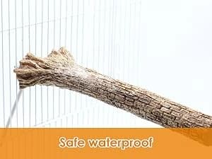 Heated Bird Perch for Cage Bird Thermo Perch Warmer Cage Heater for African Grey — Parakeets — Simulated Heated Bird Perch