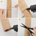 Natural Sisal Rope for Cat Scratcher — 1/4in x 164ft Twine for Cat Tree