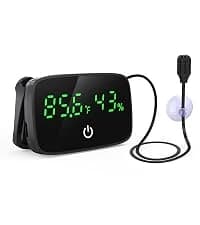 Real-time Display LED Digital Reptile Thermometer and Humidity Gauge — collection imagery