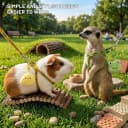 2PCS Ferret Harness and Leash — Adjustable Guinea Pig Harness