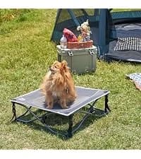 Outdoor Dog Bed — Cooling Elevated Pet Bed Portable Raised Dog Bed with Breathable Mesh — collection imagery