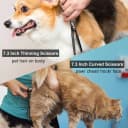 Dog Grooming Scissors Kit — 7 Inch Safety Pet Cat Shears Set