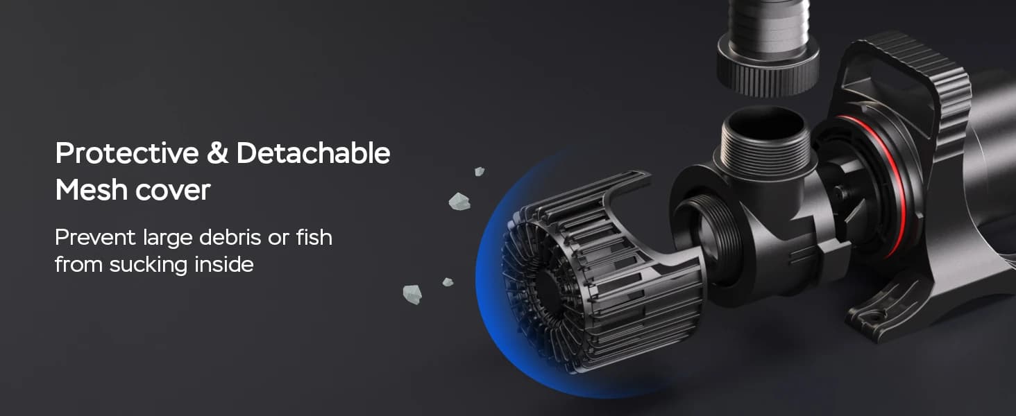 350W 7000 GPH Pond Pump — Ultra Quiet Heavy Duty Submersible Water Pump for Koi Ponds — collection imagery