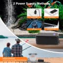 Aquarium Air Pump — Rechargeable Portable Oxygen Pump with Single/Dual Outlets