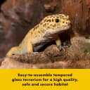 QuickBuild Reptile 65 Gallon Glass Terrarium