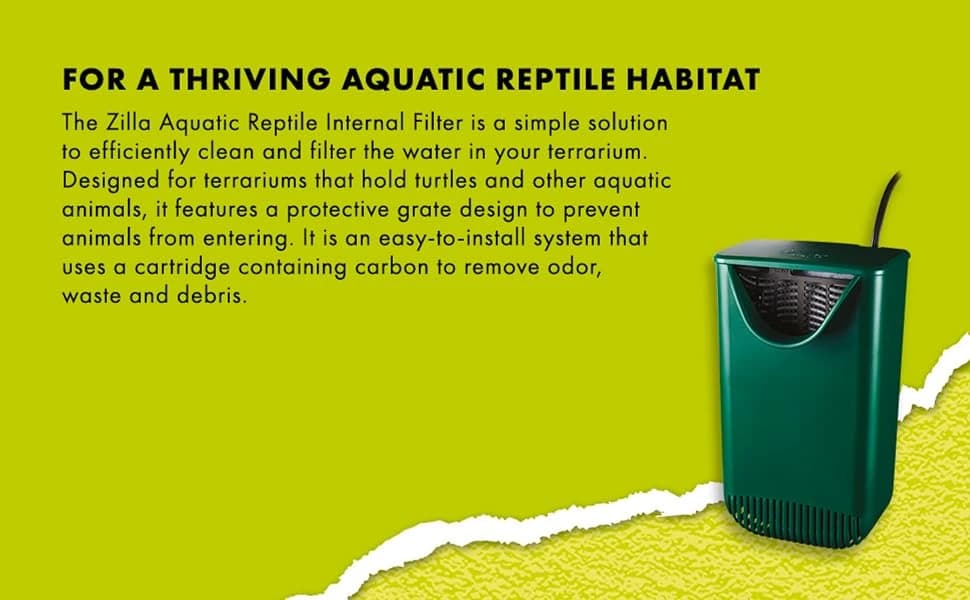 Aquatic Reptile Internal Filter for Turtles and Amphibians — product details