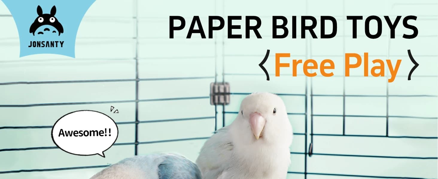 7.3 Inch Paper Bird Toys — Bird Platform — product details