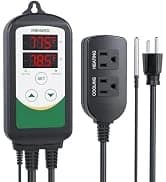 ITC-308S Aquarium Heating and Cooling Dual Stage Temperature Controller Freshwater Saltwater Aquarium Tropical — collection imagery