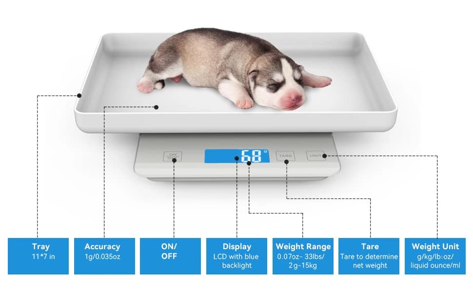 Digital Pet Scale for Small Animal — Specifications