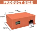 Reptile Hide Snake Hide — with a Humidification Groove Fitted with a Temperature and Humidity Sensor