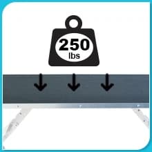 46-in Dog Grooming Table for Large Pets — Adjustable Overhead Arm with Dual Loops
