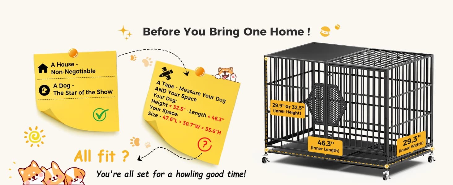 48'' Heavy Duty Dog Crates for Large Dogs — collection imagery