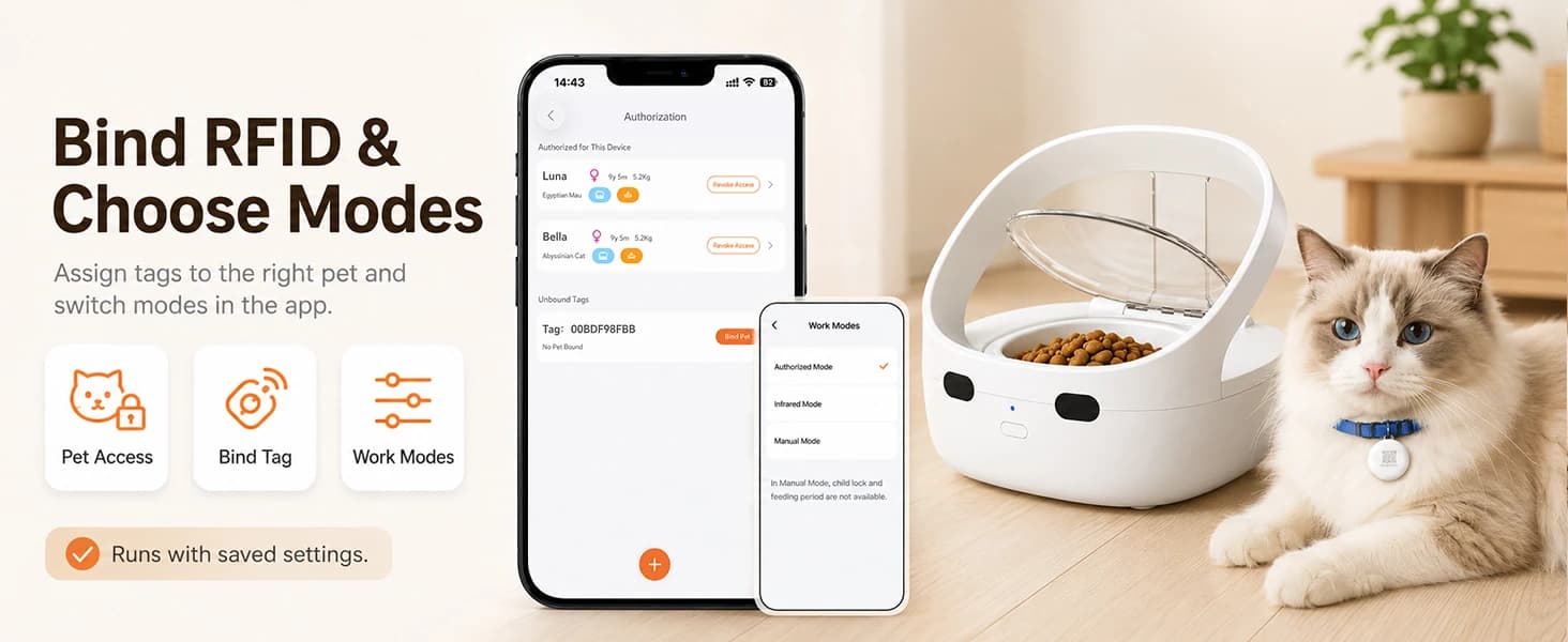 Smart Pet Feeder RFID Bluetooth — collection imagery