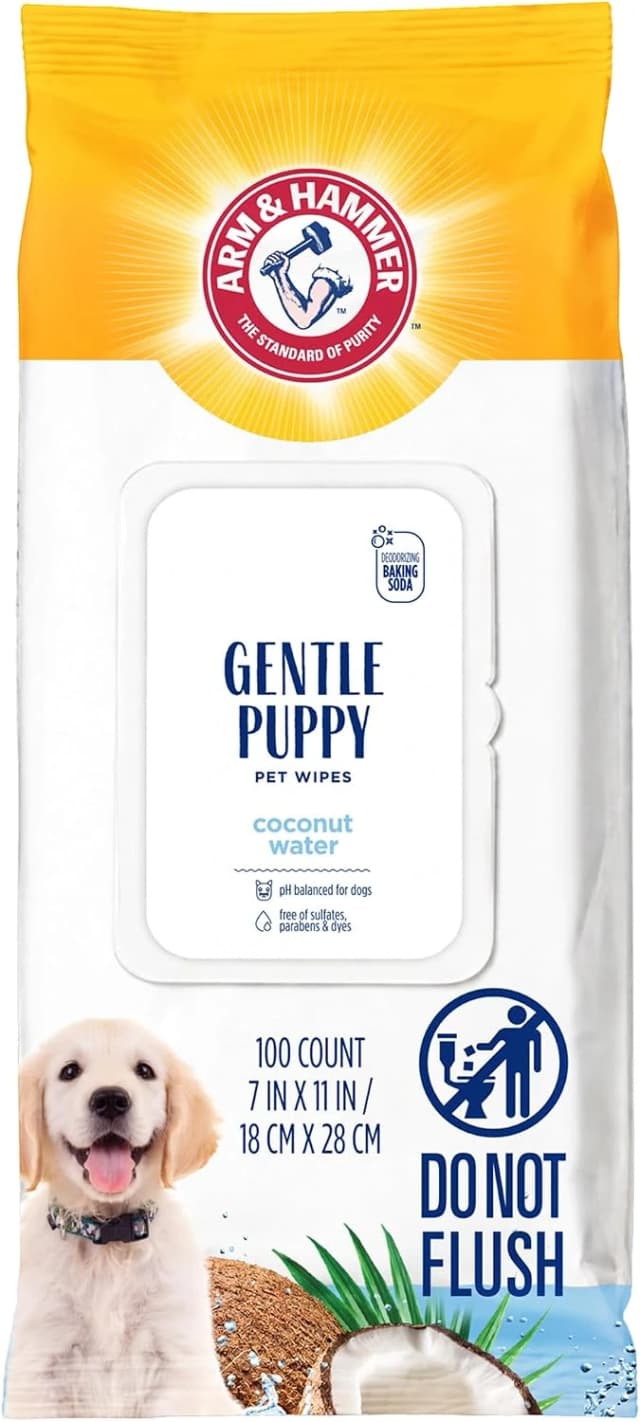 Puppy Grooming Wipes — Coconut Water