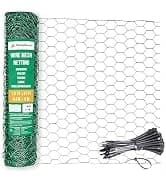 Koi Pond Netting Kit 15 x 20 ft Black Heavy Duty Woven Fine Mesh Net Cover for Leaves - Protects Koi Fish from — collection imagery