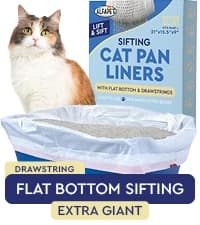 Elastic Cat Litter Box Liners - Extra Giant 10 Count - Tear-Resistant Cat Litter Bags - Waterproof Kitty Litter — collection imagery