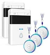 5 Pack Water Leak Detectors for Home — 100dB Water Sensor Alarm for Basement — collection imagery