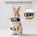 Plaid Breathable Rabbit Harness and Leash Set Escape Proof