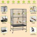 52" Large Bird Cage for Parakeets