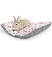 15"x14" Soft Plush Rabbit Bed Washable Cuddle Mat for Small Pets — collection imagery