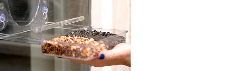 Window Bird Feeder with Strong Suction Cups — collection imagery
