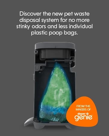 Pail | Dog Waste Disposal System for Outdoor and Indoor Odor Control | Dog Poop Trash can | Includes 1 Square — collection imagery