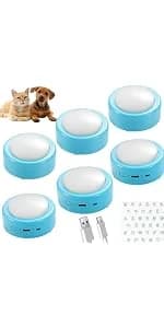 PTB6 Rechargeable Talking Buttons for Dogs and Cats — product details