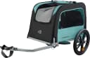 Rover Waggin' Pet and Dog Bike Trailer with Weather-Resistant Canopy and Mesh Shield - Foldable Frame