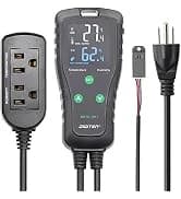 110V 15A Temperature Controller DTC151 Plug in Thermostat Outlet Digital Temperature Controller for Heat Mat — collection imagery