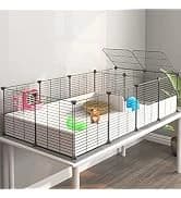 Guinea Pig Cage — Indoor Habitat Cage with Waterproof Plastic Bottom — collection imagery