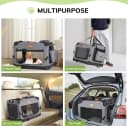 24-inch Portable Collapsible Dog Crate for Small Dogs up to 27lbs