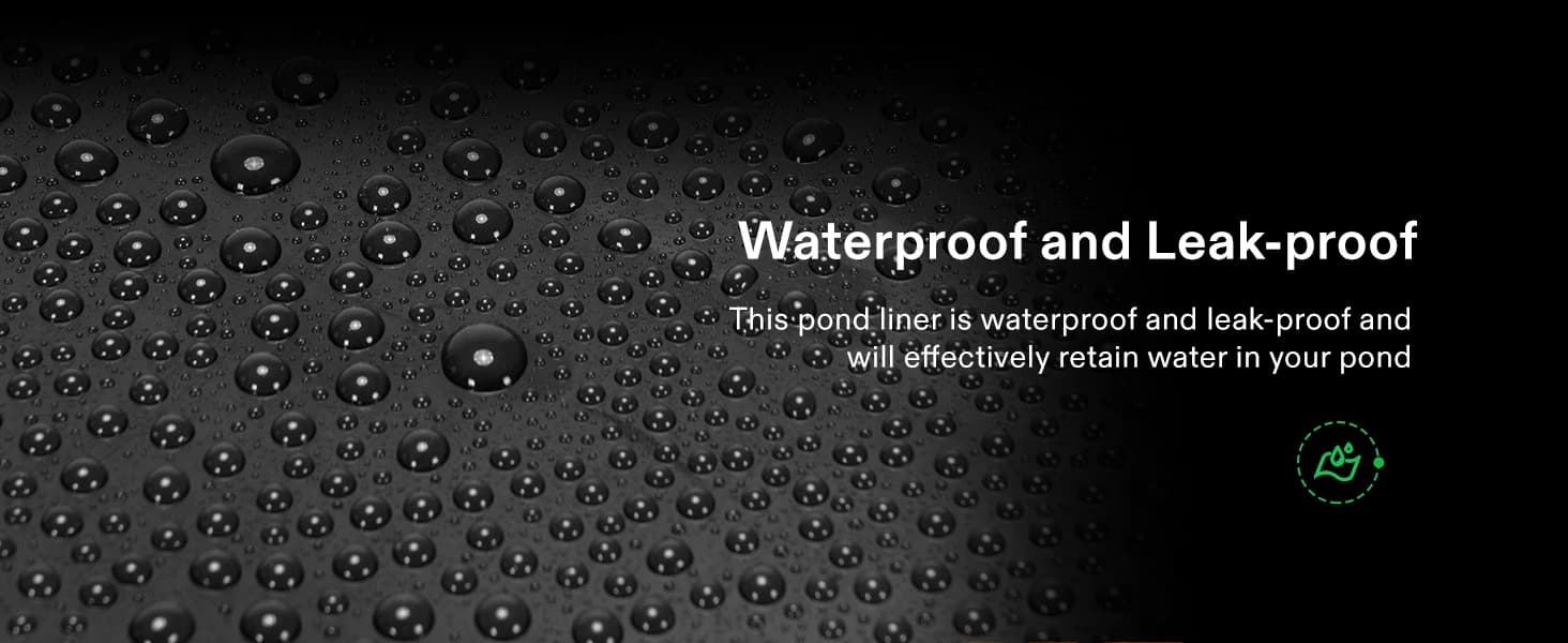 10 x 13 Feet Pond Liner for Koi Ponds — collection imagery